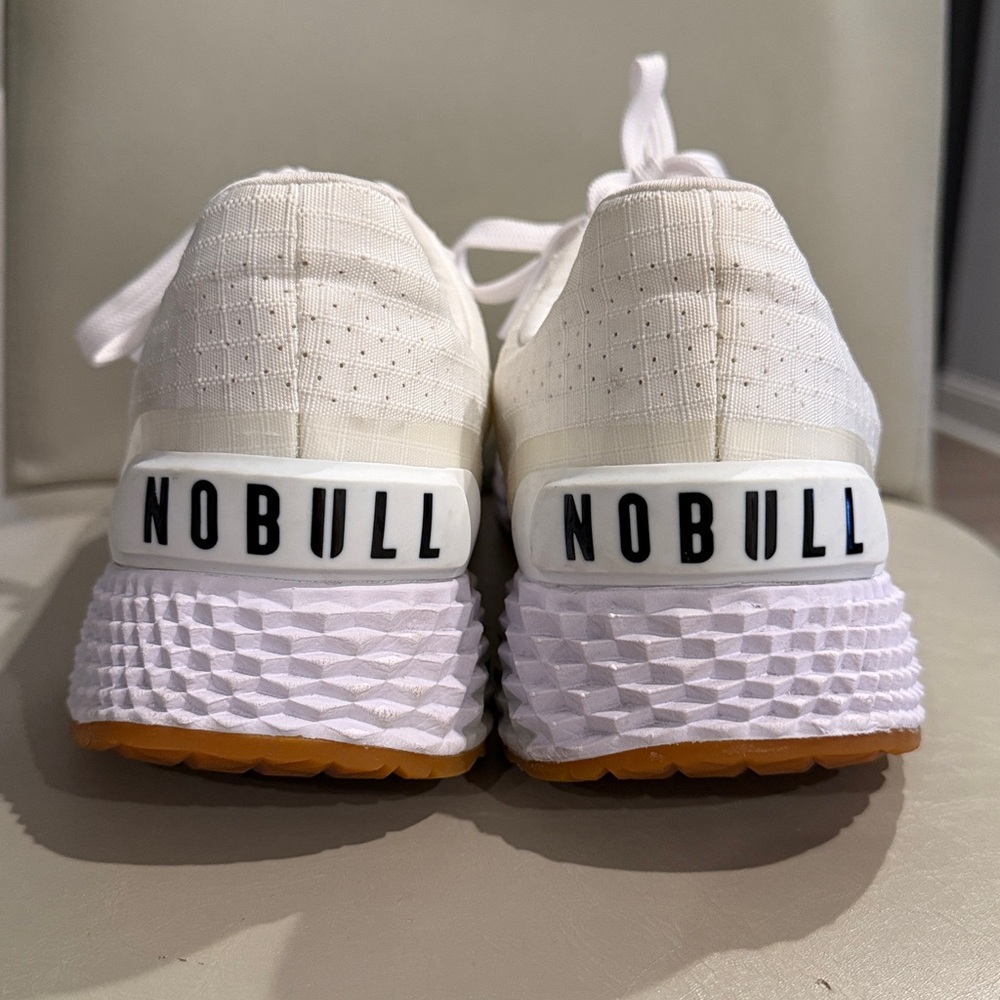 NoBull Men’s All Day Ripstop Shoes- White Gum- Size 11